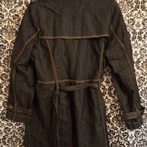 Women's quarter length denim coat